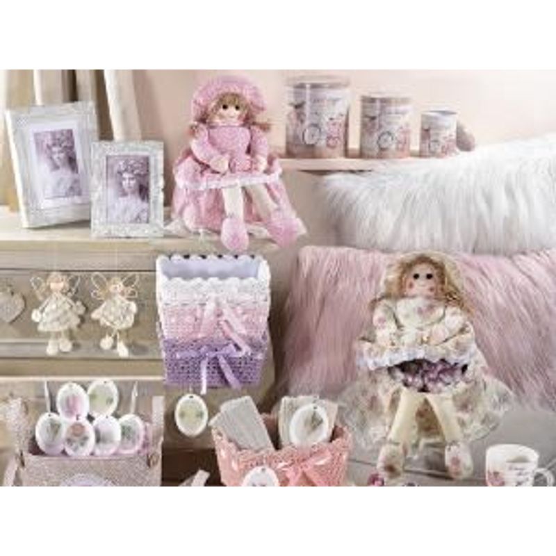 Casa si Gradina - Decoratiuni - Obiecte decorative - Decoratiuni camera copilului - Papusa textil Flowers 28 cm x 33 cm - Infinity.ro