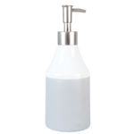 Casa si Gradina - Sanitare - Suporturi si accesorii baie - Dispensere - Dispenser ceramica gri pentru sapun Bath  8x20 cm 0,35 L - Infinity.ro