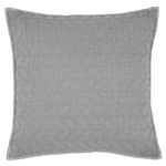 Casa si Gradina - Textile si covoare - Lenjerii de pat - Fete de perna - Fata de perna din bumbac gri matlasat 40 cm x 40 cm - Infinity.ro