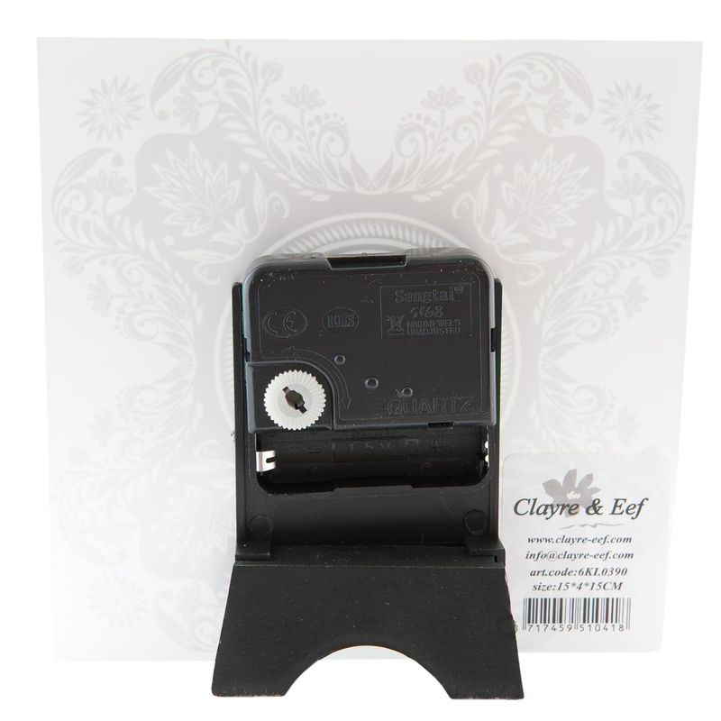 Casa si Gradina - Decoratiuni - Ceasuri - Ceas masa sticla Black White 15x15 cm - Infinity.ro