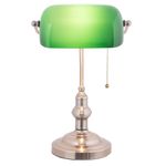 Casa si Gradina - Corpuri si surse de iluminat - Veioze si lampi - Veioze - Lampa de birou Green Elegance  27*40 cm, E27, 60W, Yankee Land - Infinity.ro
