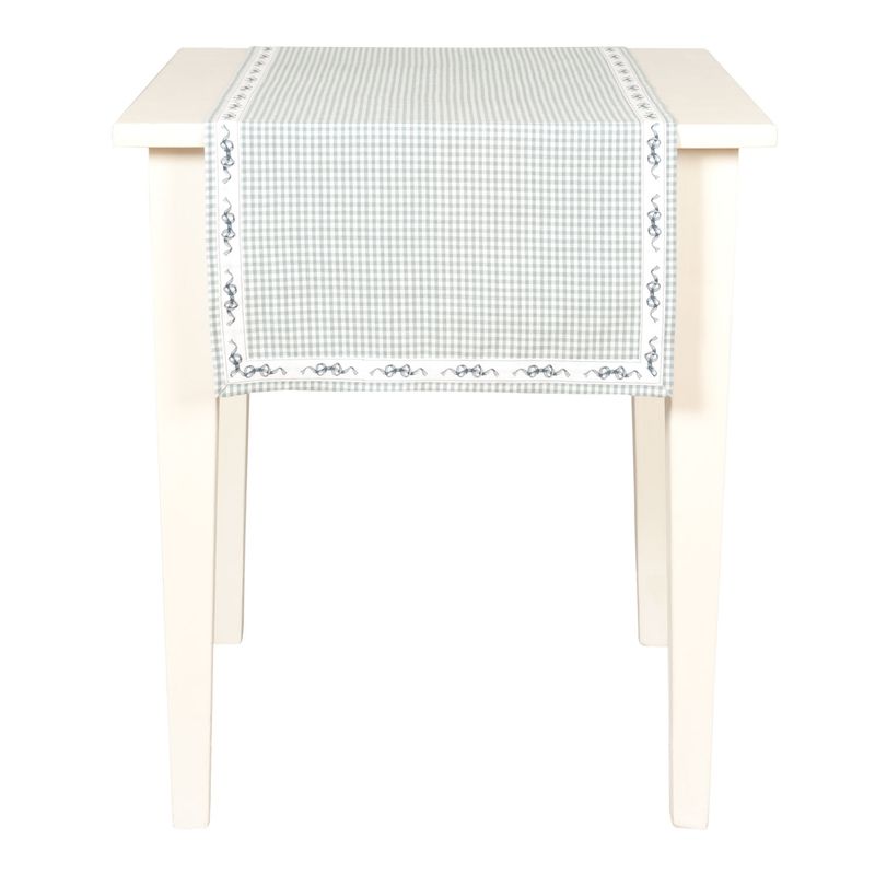 Casa si Gradina - Textile si covoare - Textile bucatarie - Fete de masa - Fata de masa bumbac mov deschis Bow 50*140 cm - Infinity.ro