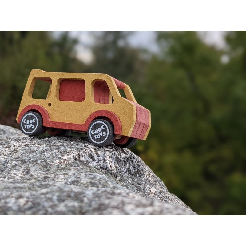 Jucarii, Copii si Bebe - Jucarii si jocuri - Seturi de constructie si cuburi - Seturi de constructie - Set de constructie vehicul van Anne, Croc toys - Infinity.ro