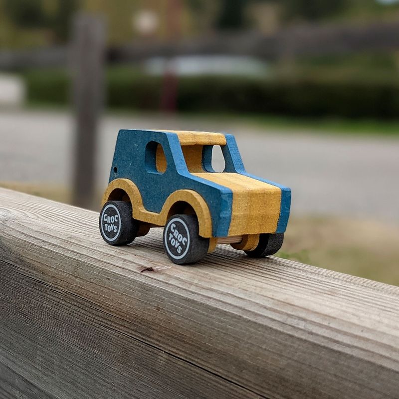 Jucarii, Copii si Bebe - Jucarii si jocuri - Seturi de constructie si cuburi - Seturi de constructie - Set de constructie vehicul teren Firmin, Croc toys - Infinity.ro