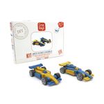Jucarii, Copii si Bebe - Jucarii si jocuri - Seturi de constructie si cuburi - Seturi de constructie - Set de constructie 2 masini de curse, Croc toys - Infinity.ro