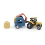 Jucarii, Copii si Bebe - Jucarii si jocuri - Seturi de constructie si cuburi - Seturi de constructie - Set de constructie Ferma cu tractor Nathan, Croc toys - Infinity.ro