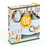 Jucarii, Copii si Bebe - Jucarii si jocuri - Seturi de constructie si cuburi - Seturi de constructie - Set de constructie trasee Zig & Go Dring 25 piese, Djeco - Infinity.ro
