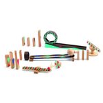 Jucarii, Copii si Bebe - Jucarii si jocuri - Seturi de constructie si cuburi - Seturi de constructie - Set de constructie trasee Zig & Go Roll 28 piese, Djeco - Infinity.ro