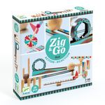 Jucarii, Copii si Bebe - Jucarii si jocuri - Seturi de constructie si cuburi - Seturi de constructie - Set de constructie trasee Zig & Go Roll 28 piese, Djeco - Infinity.ro