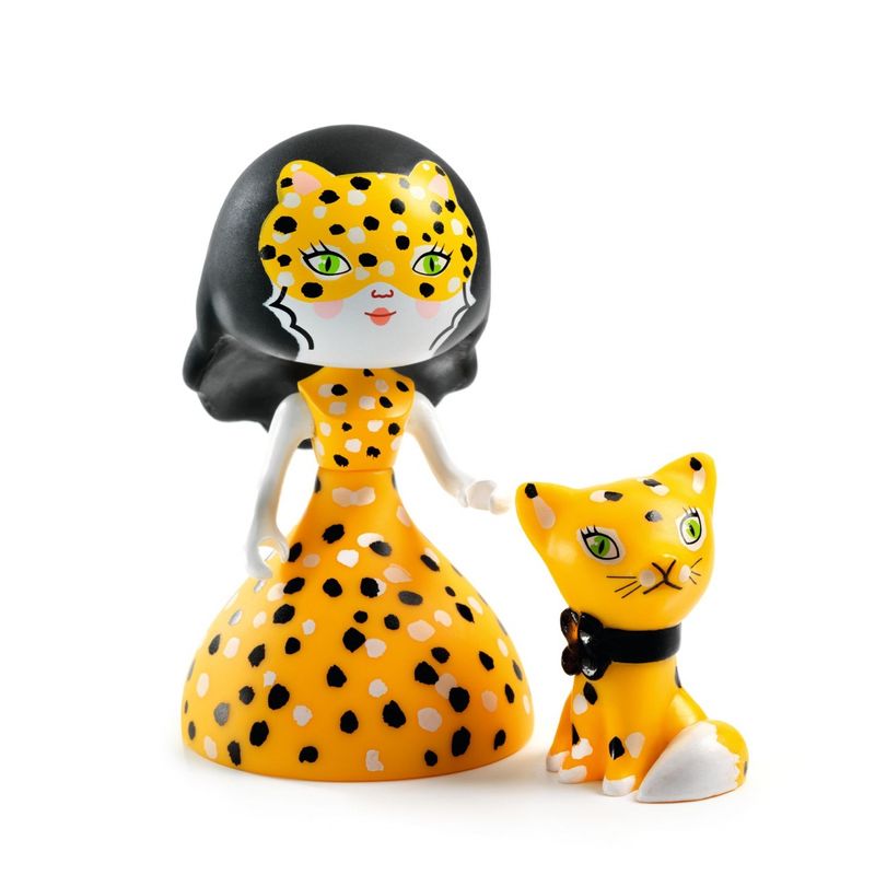 Jucarii, Copii si Bebe - Jucarii si jocuri - Figurine - Figurina Arty Toys Printesa Feline si motanul Cleo, Djeco - Infinity.ro