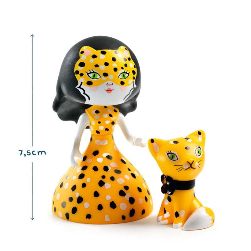 Jucarii, Copii si Bebe - Jucarii si jocuri - Figurine - Figurina Arty Toys Printesa Feline si motanul Cleo, Djeco - Infinity.ro