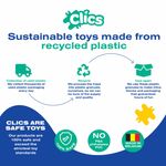 Jucarii, Copii si Bebe - Jucarii si jocuri - Seturi de constructie si cuburi - Seturi de constructie - Set Clics de construit vehicule pompieri 8 in 1 - Infinity.ro