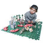 Jucarii, Copii si Bebe - Jucarii si jocuri - Seturi de constructie si cuburi - Seturi de constructie - Baza pentru constructii cu blocuri de spuma, Bakoba - Infinity.ro