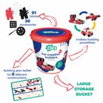 Jucarii, Copii si Bebe - Jucarii si jocuri - Seturi de constructie si cuburi - Seturi de constructie - Set Clics de construit vehicule pompieri 8 in 1 - Infinity.ro