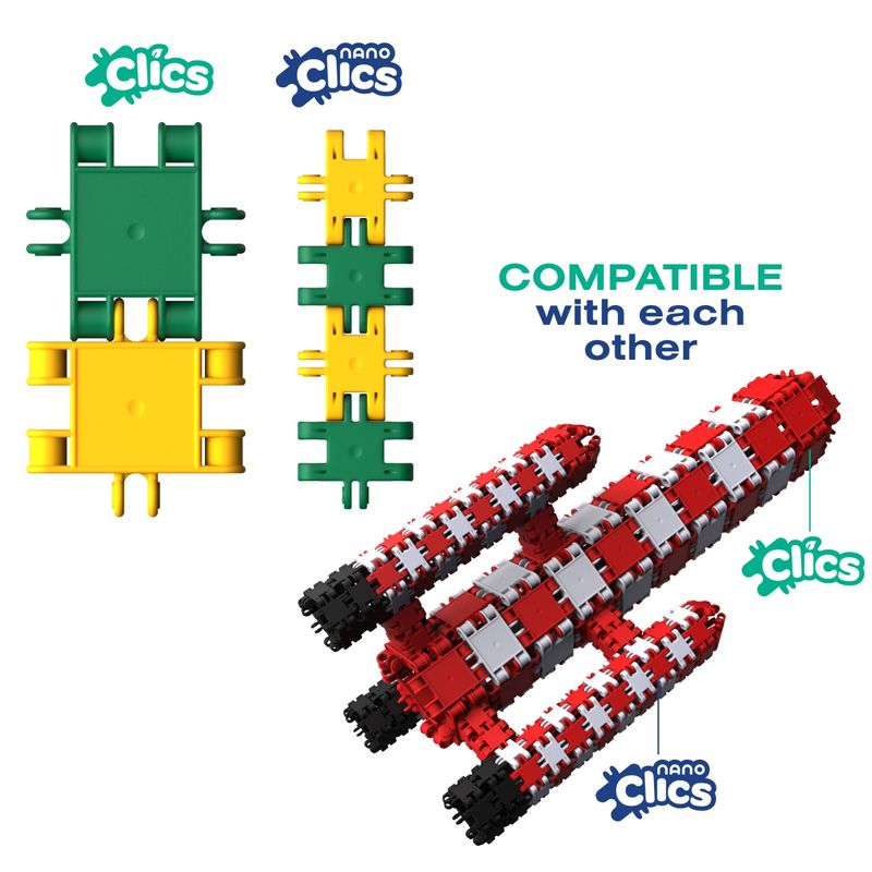Jucarii, Copii si Bebe - Jucarii si jocuri - Seturi de constructie si cuburi - Seturi de constructie - Nano Clics Pentru constructii fantastice, Clicformers - Infinity.ro