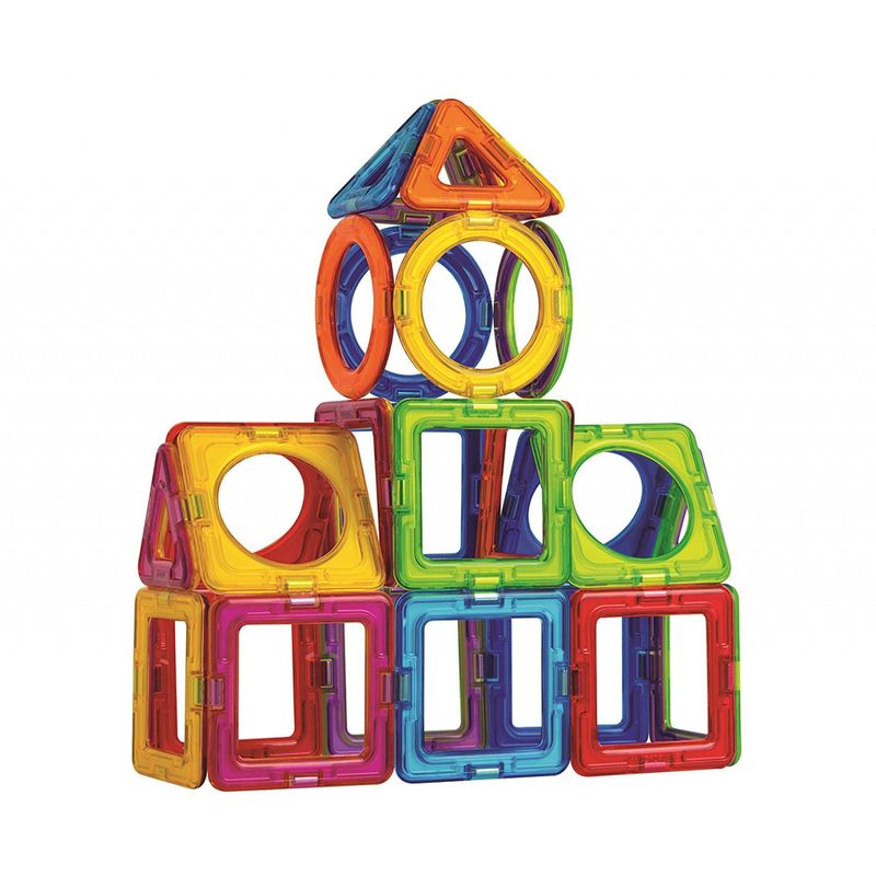 Jucarii, Copii si Bebe - Jucarii si jocuri - Seturi de constructie si cuburi - Seturi de constructie - Set magnetic de construit- Magformers Basic Plus 30 set - Infinity.ro
