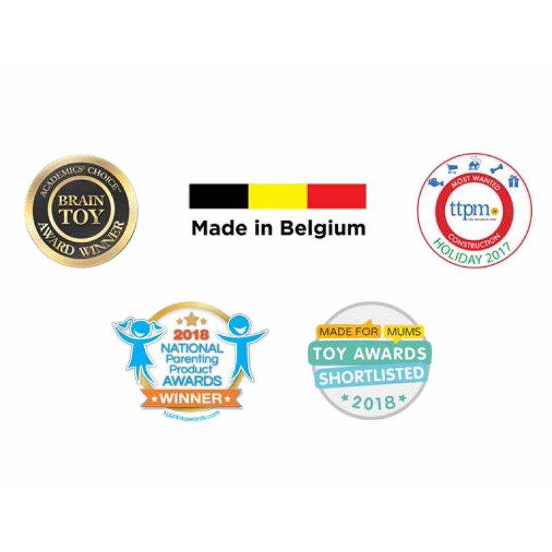 Jucarii, Copii si Bebe - Jucarii si jocuri - Seturi de constructie si cuburi - Seturi de constructie - Set de construit Magformers- Casa Milo, 33 piese - Infinity.ro