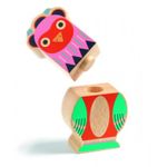 Jucarii, Copii si Bebe - Jucarii si jocuri - Seturi de constructie si cuburi - Seturi de constructie - Set de construit figurine animale Zetribu, Djeco - Infinity.ro