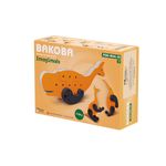 Jucarii, Copii si Bebe - Jucarii si jocuri - Seturi de constructie si cuburi - Seturi de constructie - Joc de construit cu blocuri de spuma PengWhalOo, Bakoba - Infinity.ro