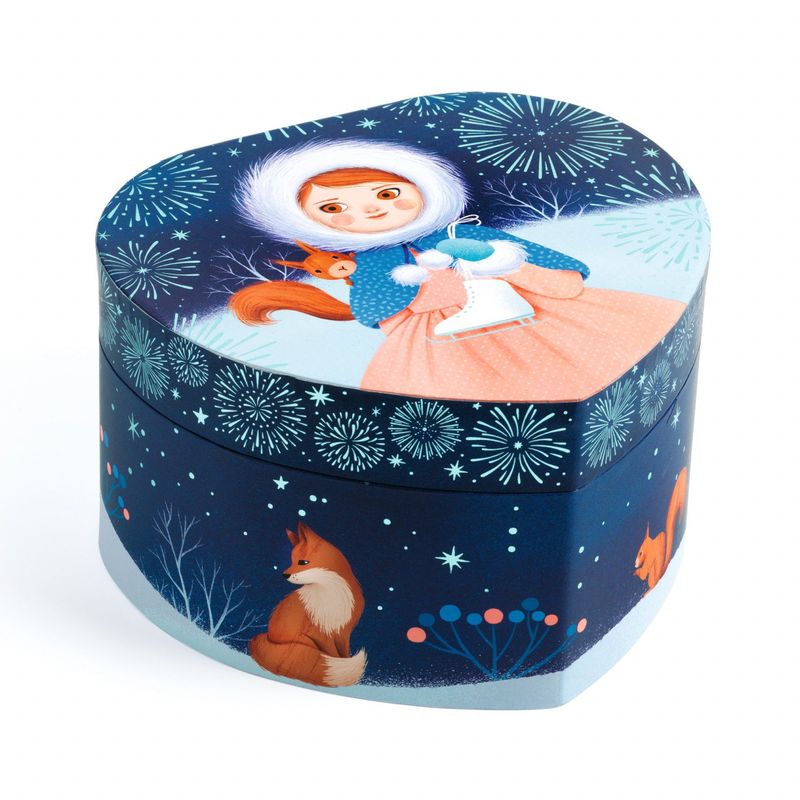 Jucarii, Copii si Bebe - Jucarii si jocuri - Jucarii de rol - Instrumente muzicale de jucarie - Cutie muzicala Patinatoare, Djeco - Infinity.ro