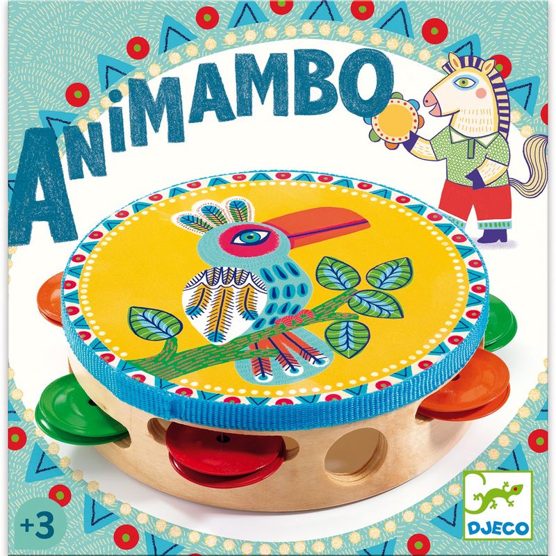 Jucarii, Copii si Bebe - Jucarii si jocuri - Jucarii de rol - Instrumente muzicale de jucarie - Instrument muzical Tamburina, Djeco - Infinity.ro