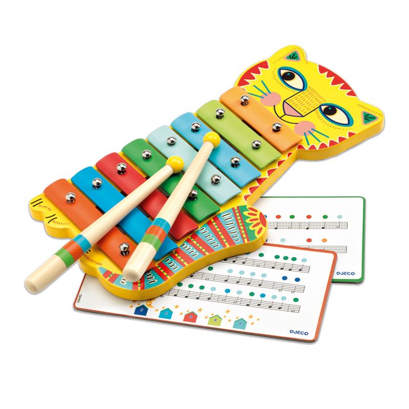 Jucarii, Copii si Bebe - Jucarii si jocuri - Jucarii de rol - Instrumente muzicale de jucarie - Instrument muzical Metalofon, Djeco - Infinity.ro