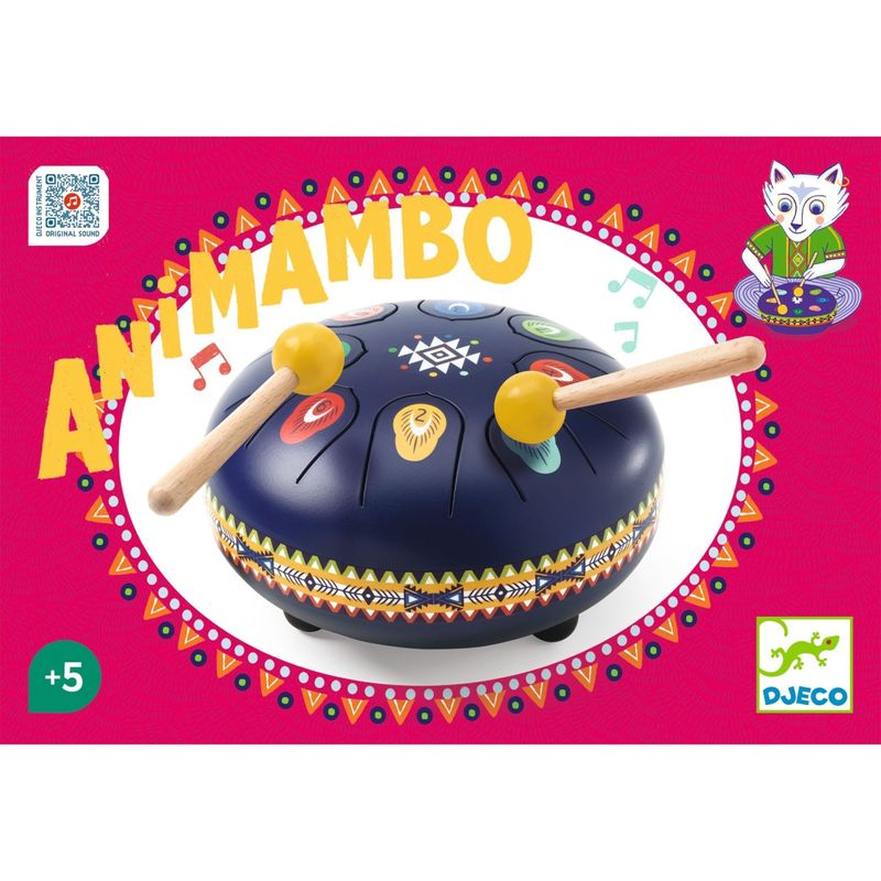 Jucarii, Copii si Bebe - Jucarii si jocuri - Jucarii de rol - Instrumente muzicale de jucarie - Instrument muzical Toba metalica, Djeco - Infinity.ro