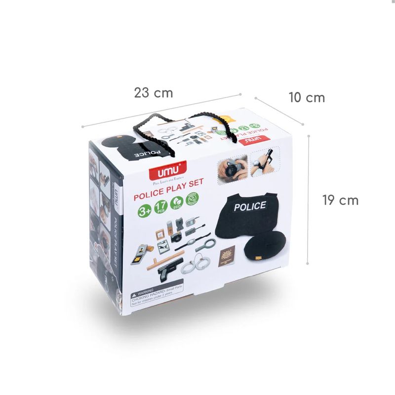 Jucarii, Copii si Bebe - Jucarii si jocuri - Jucarii & jocuri educative - Jocuri si jucarii educative - Joc de rol Recuzita politistului, UMU Toys - Infinity.ro