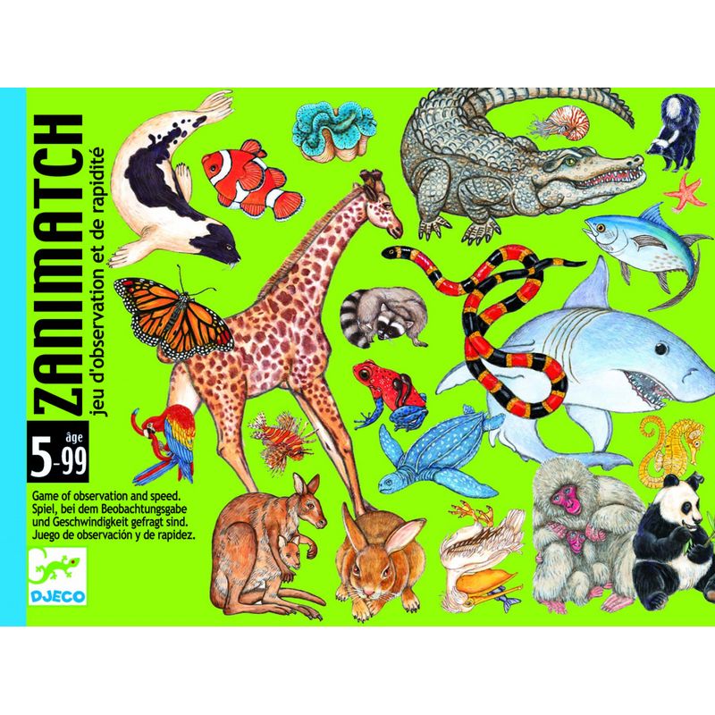 Jucarii, Copii si Bebe - Jucarii si jocuri - Jucarii & jocuri educative - Jocuri si jucarii educative - Joc de carti Zanimatch, Djeco - Infinity.ro