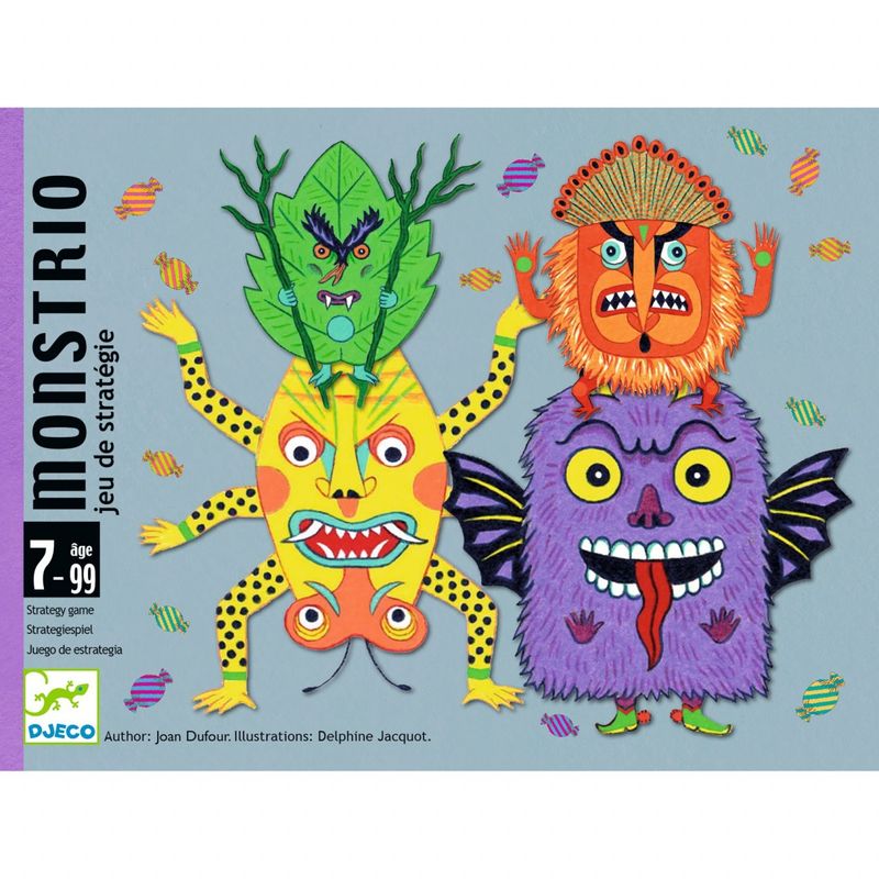 Jucarii, Copii si Bebe - Jucarii si jocuri - Jocuri si puzzle - Jocuri de societate - Joc de carti Monstrio, Djeco - Infinity.ro