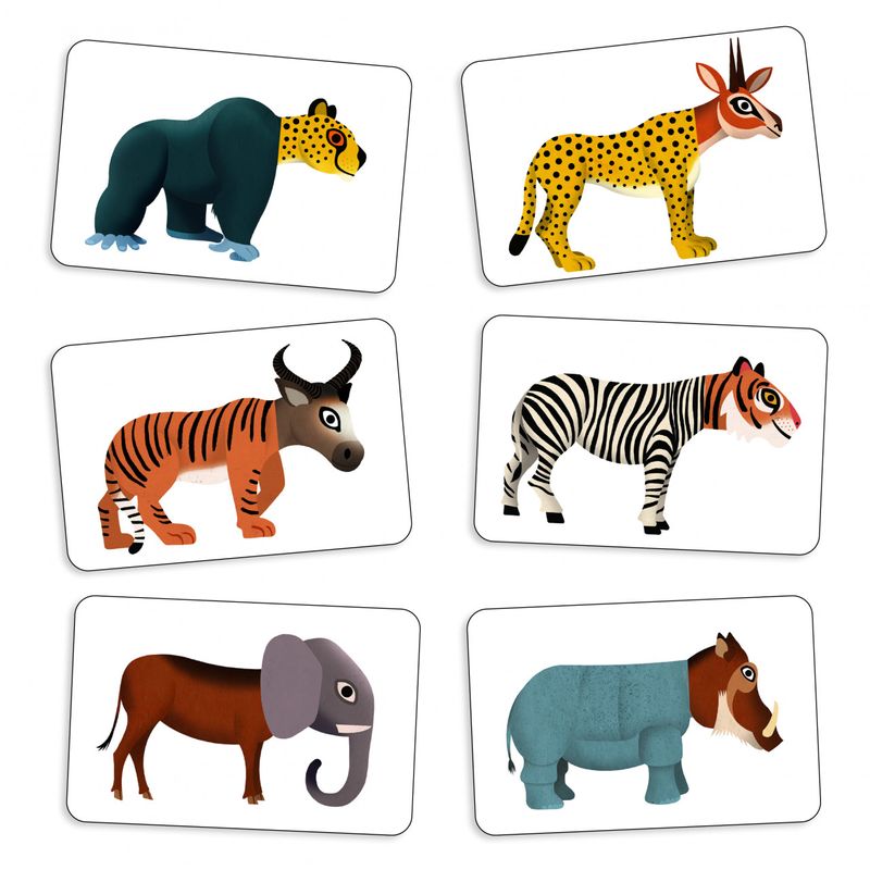 Jucarii, Copii si Bebe - Jucarii si jocuri - Jocuri si puzzle - Jocuri de societate - Joc de carti Anijumble, Djeco - Infinity.ro