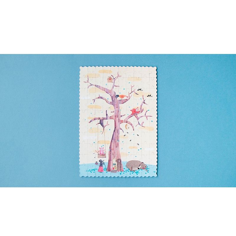 Jucarii, Copii si Bebe - Jucarii si jocuri - Jocuri si puzzle - Puzzle - Micro puzzle Copacul anotimpurilor, Londji - Infinity.ro