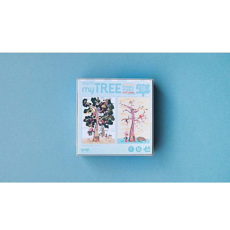 Jucarii, Copii si Bebe - Jucarii si jocuri - Jocuri si puzzle - Puzzle - Micro puzzle Copacul anotimpurilor, Londji - Infinity.ro