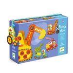 Jucarii, Copii si Bebe - Jucarii si jocuri - Jocuri si puzzle - Puzzle - Puzzle mobil duo Vehicule, Djeco - Infinity.ro