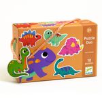 Jucarii, Copii si Bebe - Jucarii si jocuri - Jocuri si puzzle - Puzzle - Puzzle duo Micii Dinozauri, Djeco - Infinity.ro