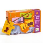 Jucarii, Copii si Bebe - Jucarii si jocuri - Jocuri si puzzle - Puzzle - Puzzle duo Mama si puiul, Djeco - Infinity.ro