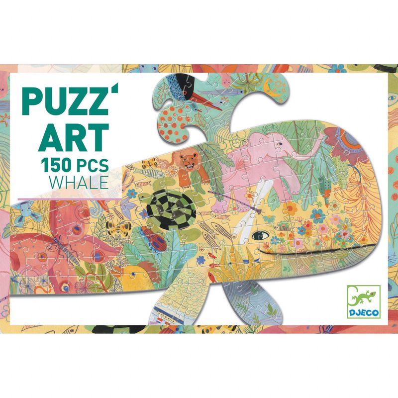 Jucarii, Copii si Bebe - Jucarii si jocuri - Jocuri si puzzle - Puzzle - Puzzle Puzz'Art Balena, Djeco - Infinity.ro