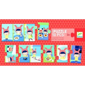 Puzzle trio Activitati de peste zi, Djeco