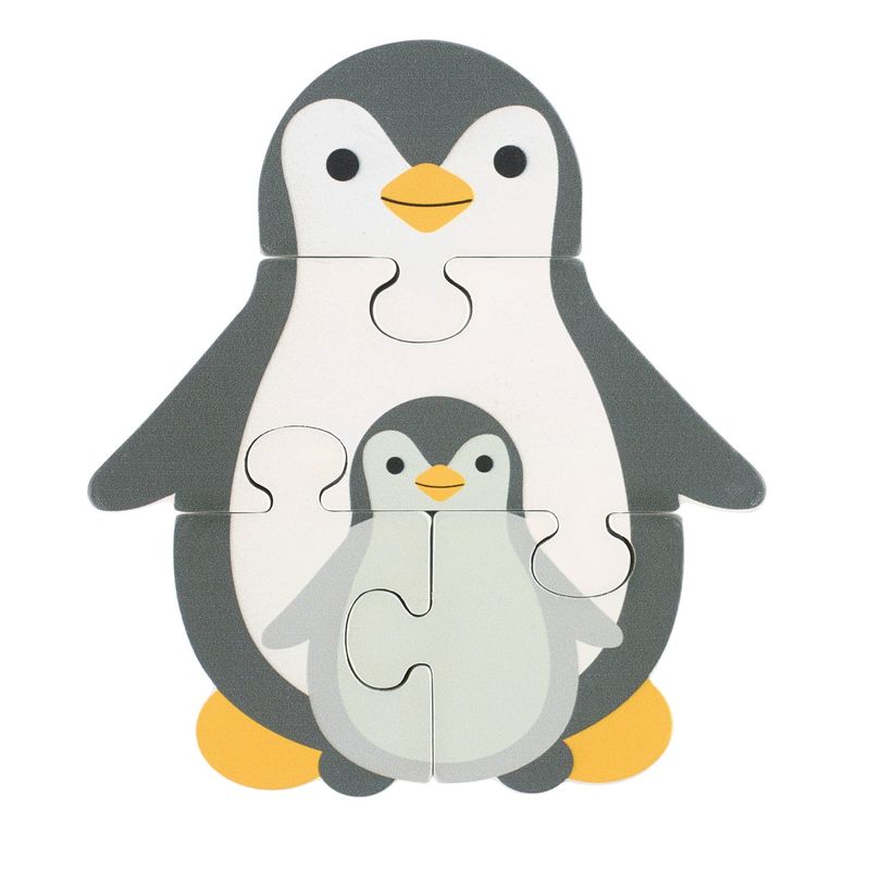 Jucarii, Copii si Bebe - Jucarii si jocuri - Jocuri si puzzle - Puzzle - Puzzle Pinguin din lemn, Orange Tree Toys - Infinity.ro
