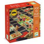 Jucarii, Copii si Bebe - Jucarii si jocuri - Jocuri si puzzle - Puzzle - Puzzle Pop to play Orasul, Djeco - Infinity.ro