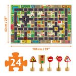Jucarii, Copii si Bebe - Jucarii si jocuri - Jocuri si puzzle - Puzzle - Puzzle Pop to play Orasul, Djeco - Infinity.ro