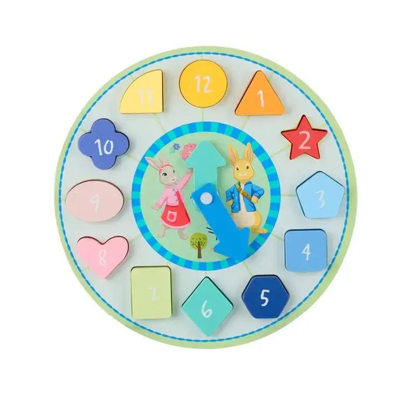 Jucarii, Copii si Bebe - Jucarii si jocuri - Jocuri si puzzle - Puzzle - Puzzle ceas Peter Rabbit™, Orange Tree Toys - Infinity.ro
