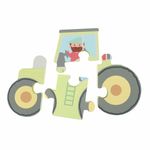 Jucarii, Copii si Bebe - Jucarii si jocuri - Jocuri si puzzle - Puzzle - Puzzle tractor din lemn, Orange Tree Toys - Infinity.ro