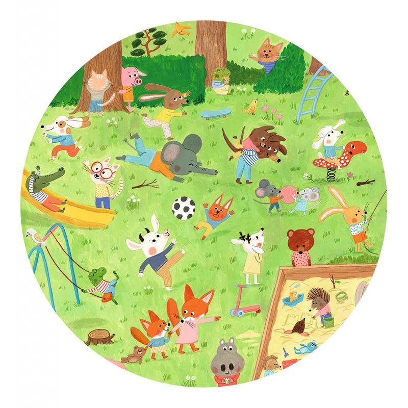 Jucarii, Copii si Bebe - Jucarii si jocuri - Jocuri si puzzle - Puzzle - Puzzle observatie Gradina micilor prieteni, Djeco - Infinity.ro
