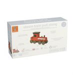 Jucarii, Copii si Bebe - Jucarii si jocuri - Jucarii bebelusi - Jucarii de tras/impins - Jucarie de tras Locomotiva cu aburi, Orange Tree Toys - Infinity.ro