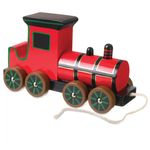 Jucarii, Copii si Bebe - Jucarii si jocuri - Jucarii bebelusi - Jucarii de tras/impins - Jucarie de tras Locomotiva cu aburi, Orange Tree Toys - Infinity.ro
