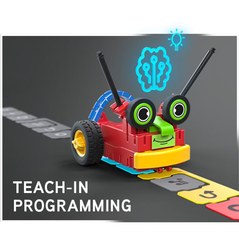 Jucarii, Copii si Bebe - Jucarii si jocuri - Jucarii & jocuri educative - Jocuri de memorie si inteligenta - Kit STEM Introducere in programarea robotilor, Fischertechnik - Infinity.ro