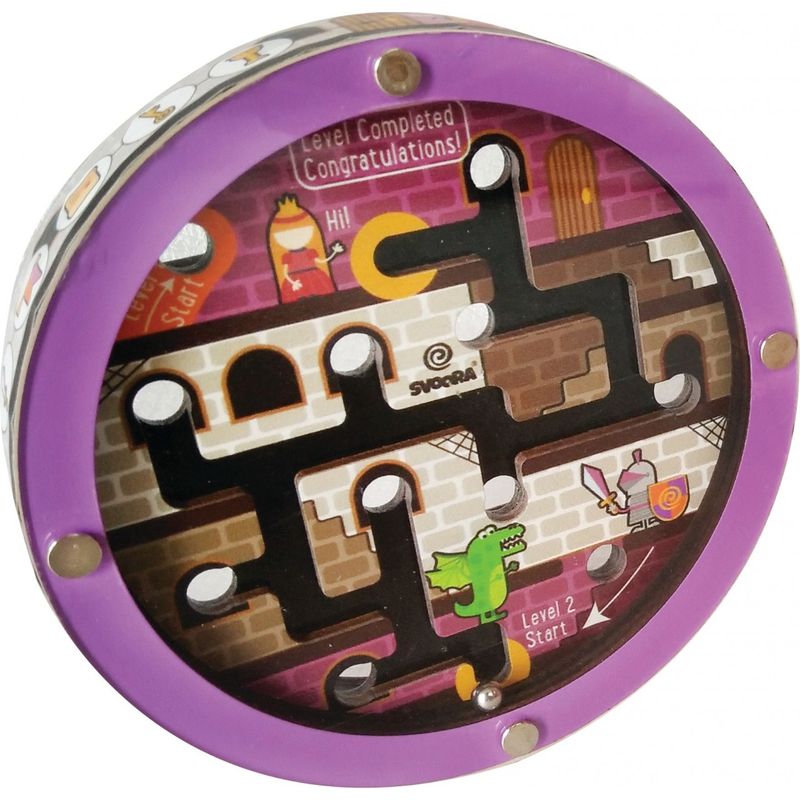 Jucarii, Copii si Bebe - Jucarii si jocuri - Jucarii & jocuri educative - Jocuri de memorie si inteligenta - Joc de logica si indemanare Labirint dublu castel - Infinity.ro