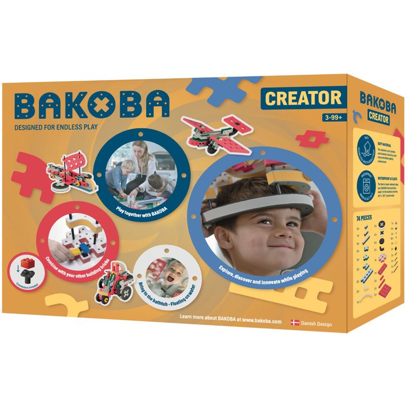 Jucarii, Copii si Bebe - Jucarii si jocuri - Jucarii & jocuri educative - Jocuri de memorie si inteligenta - Kit STEM Creator, Bakoba - Infinity.ro