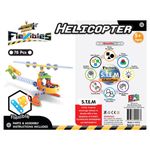 Jucarii, Copii si Bebe - Jucarii si jocuri - Jucarii & jocuri educative - Jocuri de memorie si inteligenta - Kit STEM Flexible Elicopter - Infinity.ro